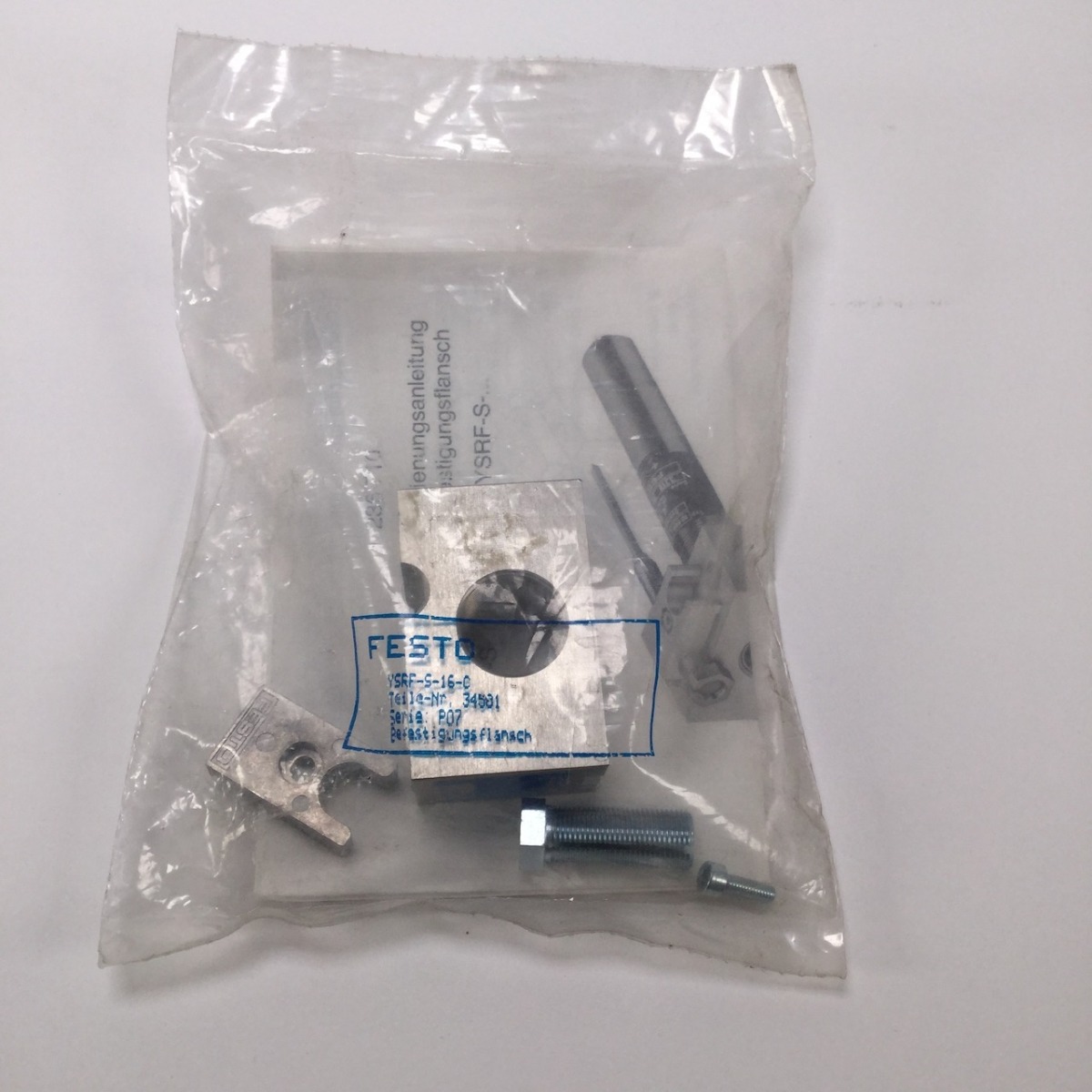 Festo YSRF-S-16-C Mounting Flange Montageflansch New NFP Sealed