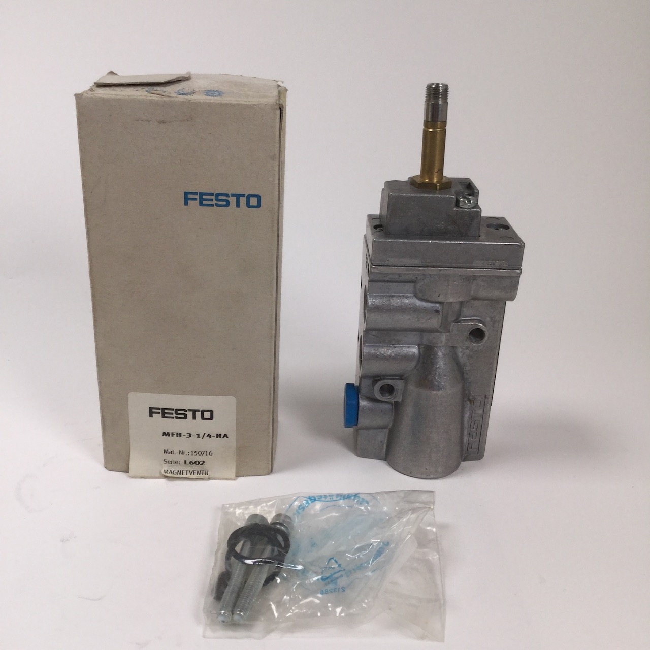 Festo MFH-3-1/4-NA Solenoid valve 150716 Magnetventil 10bar 145psi New NFP