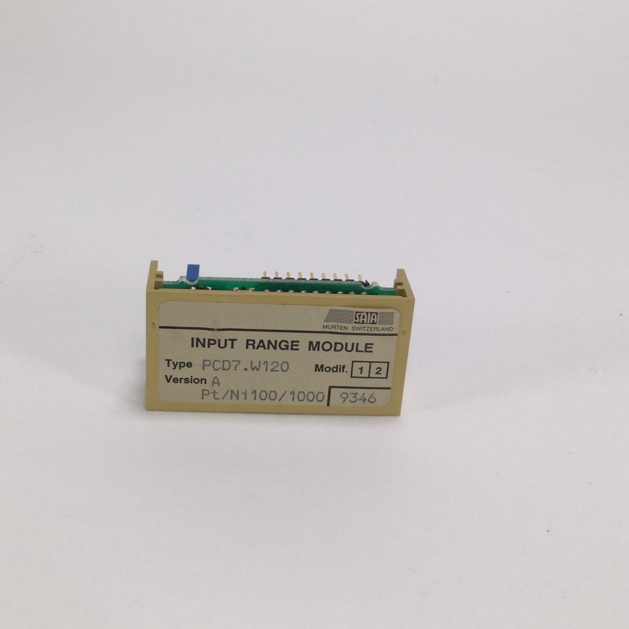 Saia PCD7.W120 Input Range Module vers. A Used UMP