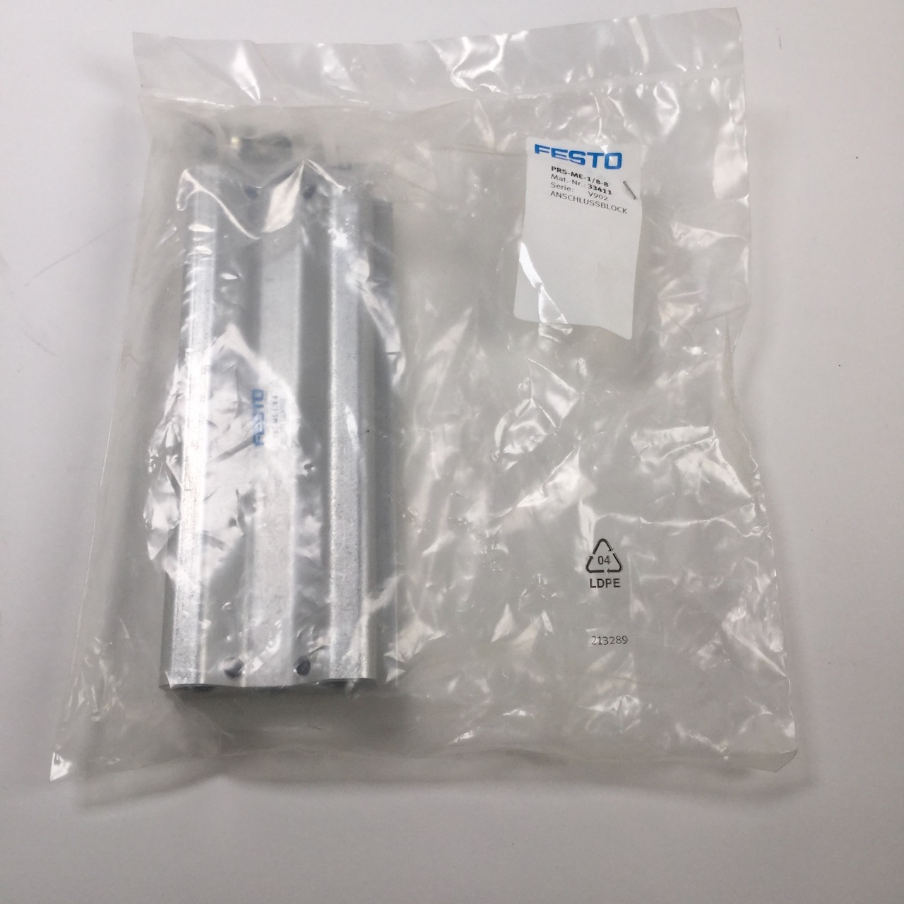 Festo PRS-ME-1/8-8 Connection block Anschlussblock 33411 New NFP Sealed
