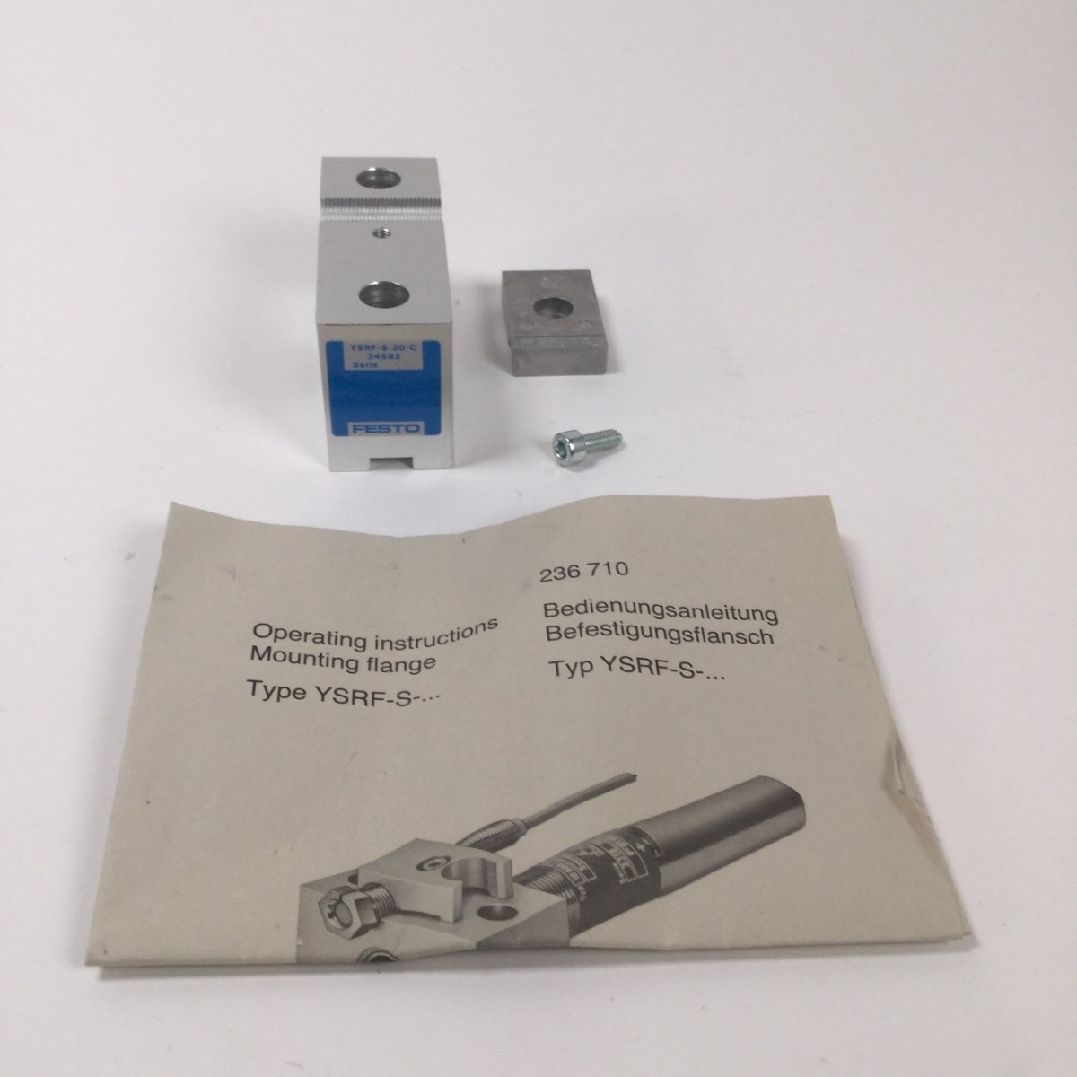 Festo YSRF-S-20-C Mounting Flange Montageflansch New NFP