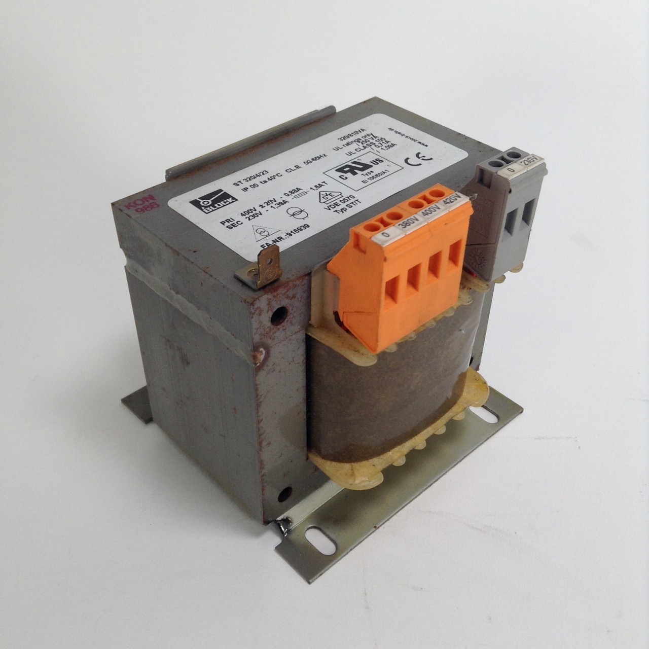 Block ST320/4/23 Control Transformer Steuertransformator 320-810VA New NMP