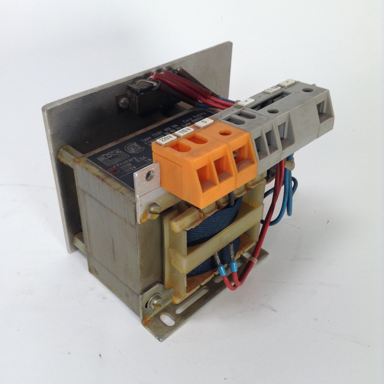 Block BV060587R Single Phase Transformer Transformator CEST100VA Used UMP