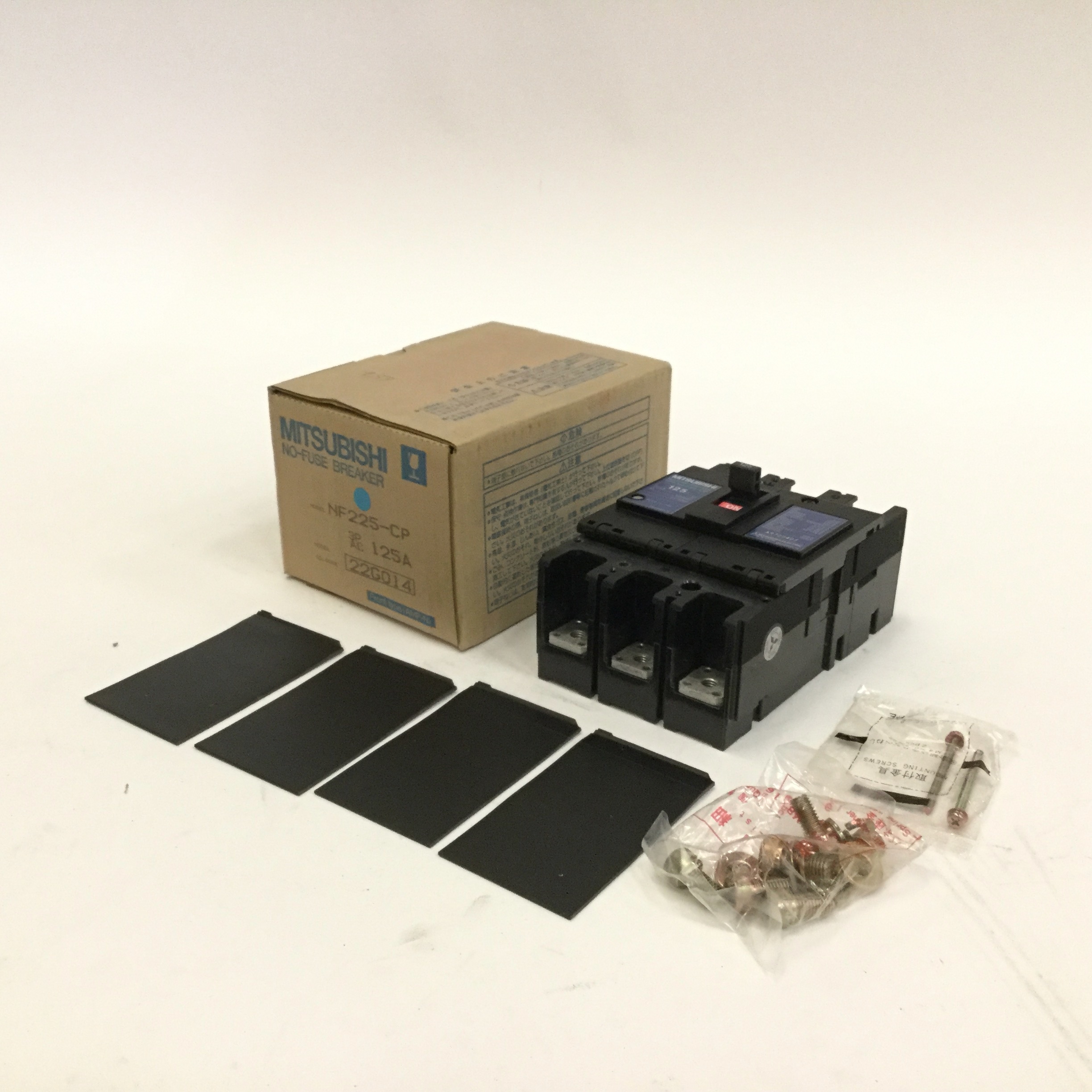 Mitsubishi NF225-CP No Fuse Breaker 125A 3P 600V New NFP