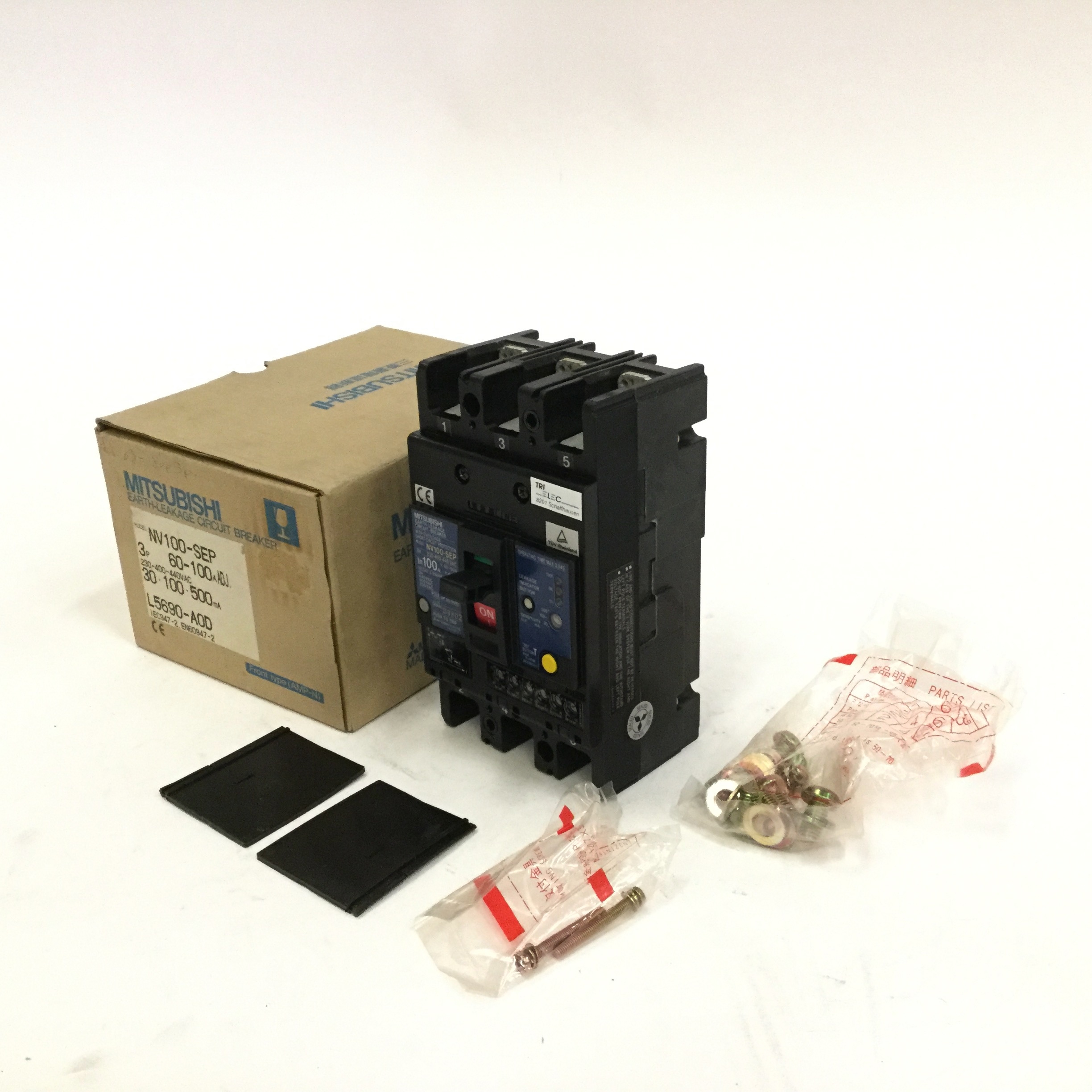 Mitsubishi NV100-SEP Earth Leakage Circuit Breaker 100A 44VAC New NFP