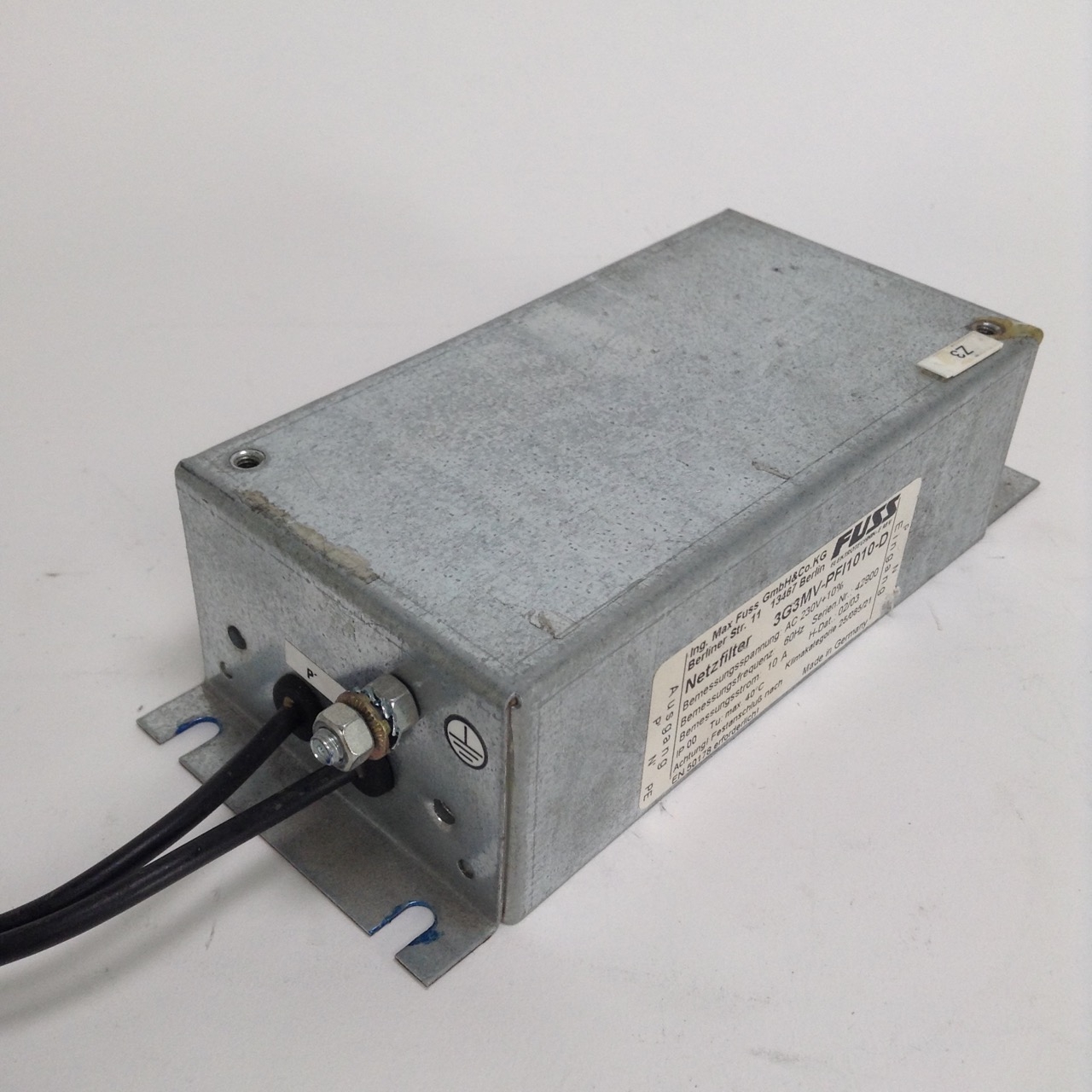 Fuss Elektrotechnik 3G3MV-PFI1010-D Single Phase Einzelphase 230V Used UMP