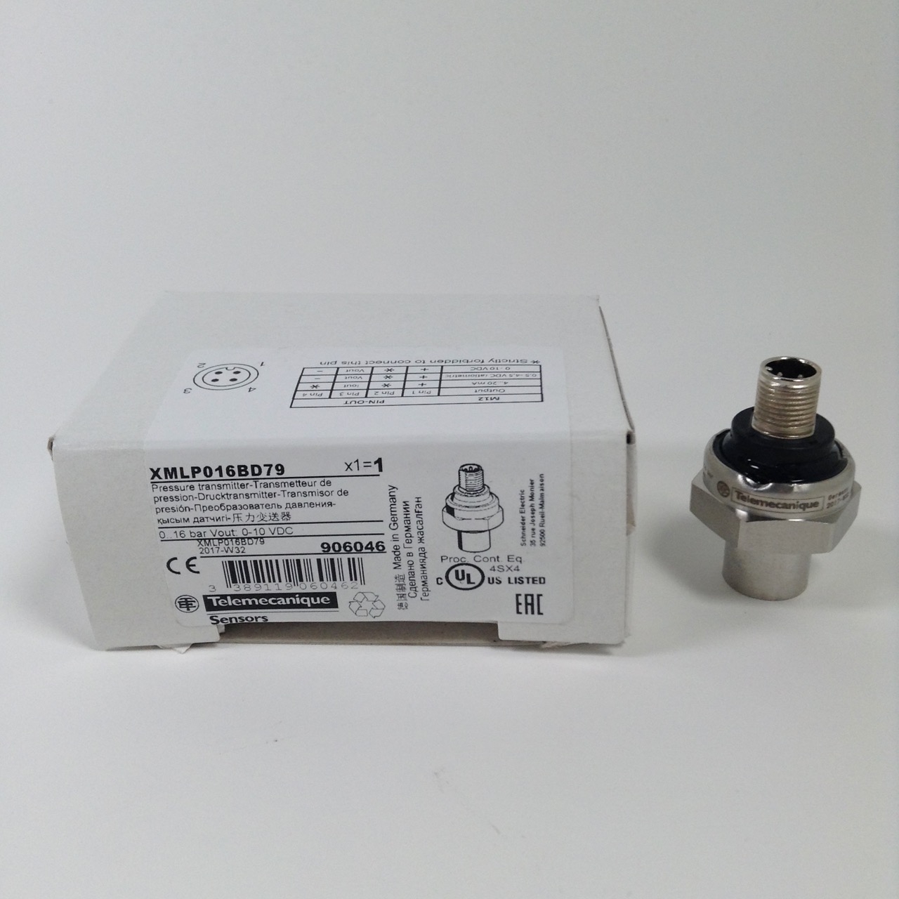 Telemecanique XMLP016BD79 Pressure transmitter Drucktransmitter New NFP