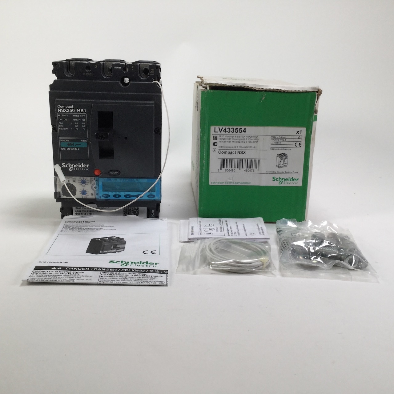 Schneider Electric LV433554 Circuit breaker Compact NSX 250HB1 New NFP