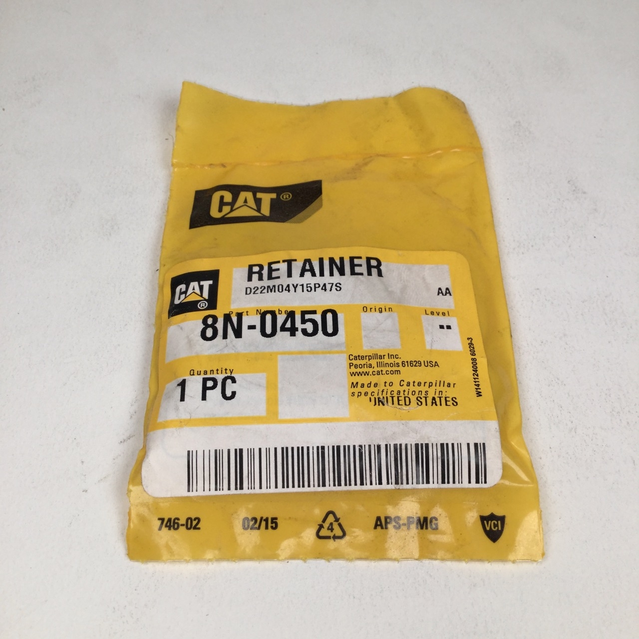 Caterpillar 8N-0450 Retainer NEW Factory packing Sealed