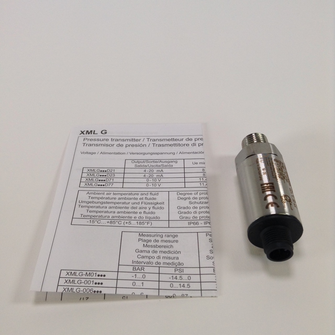 Telemecanique XMLGM01D23 Pressure Druck transmitter XMLG New NFP