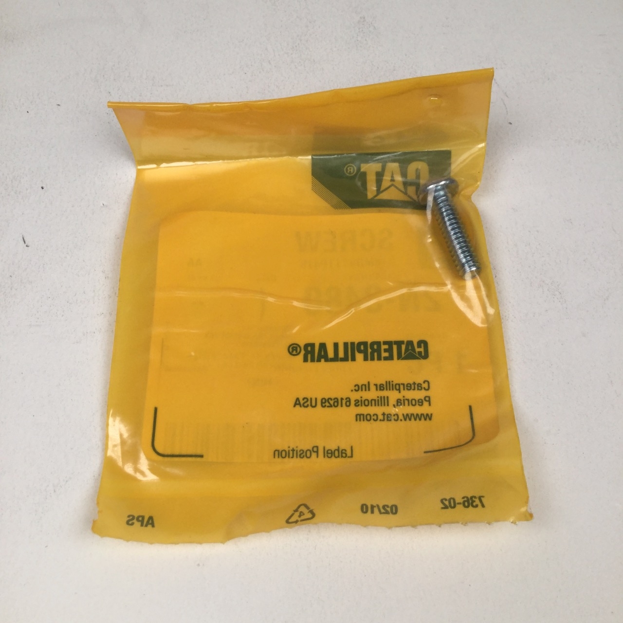 Caterpillar 2N-3480 Screw NEW Factory packing Sealed