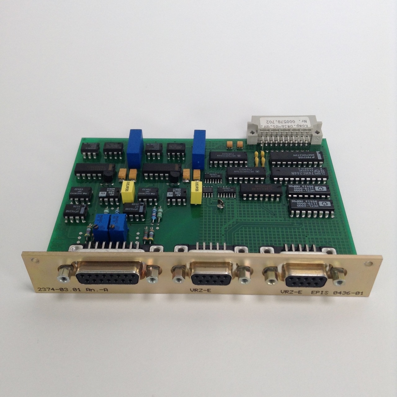 Epis Microcomputer 2374-03.01 Card Karte 0436-01 2374 03.01 Used UMP