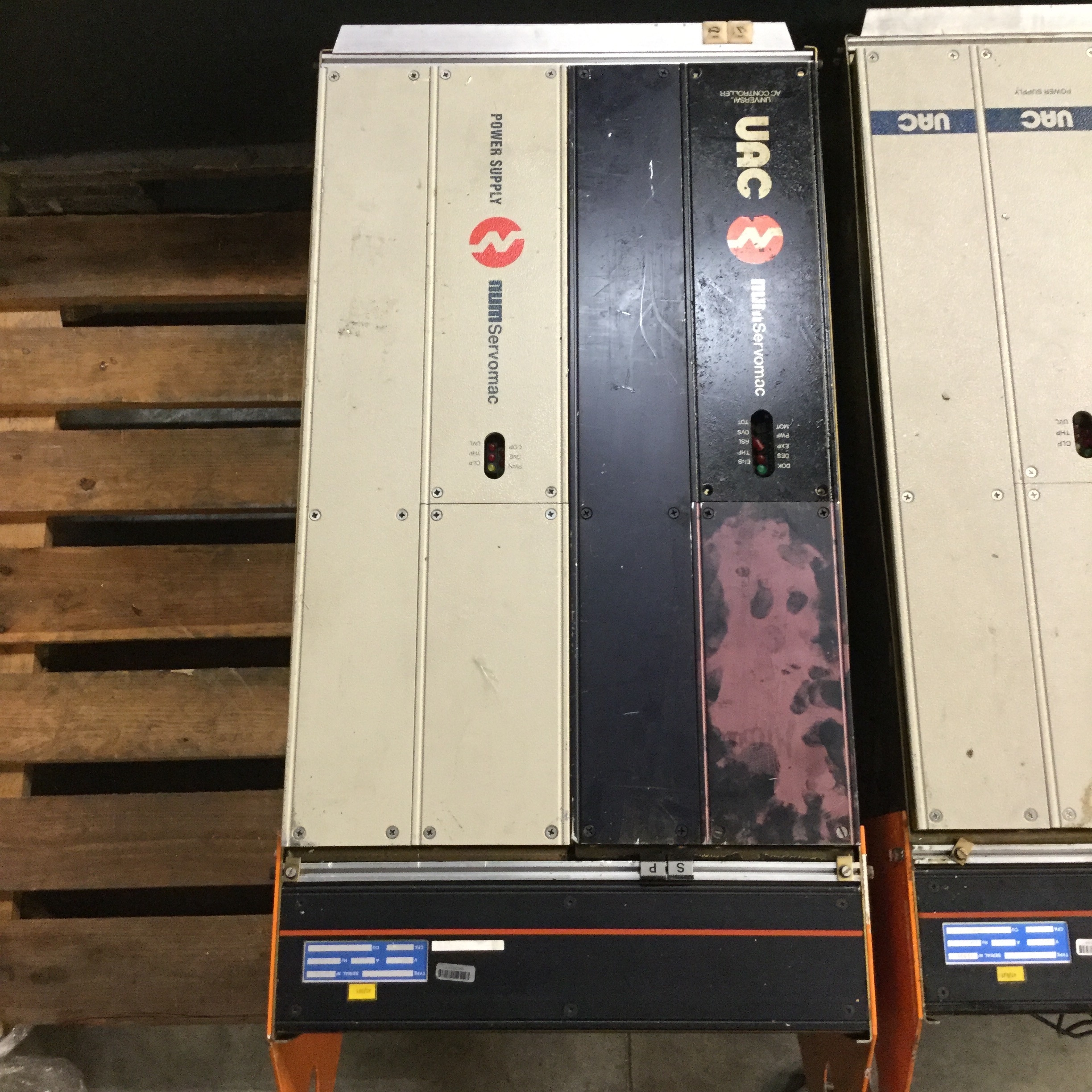 Num UAC1X universal controller power supply 3UACX50200 + 3PWS300X Used UMP