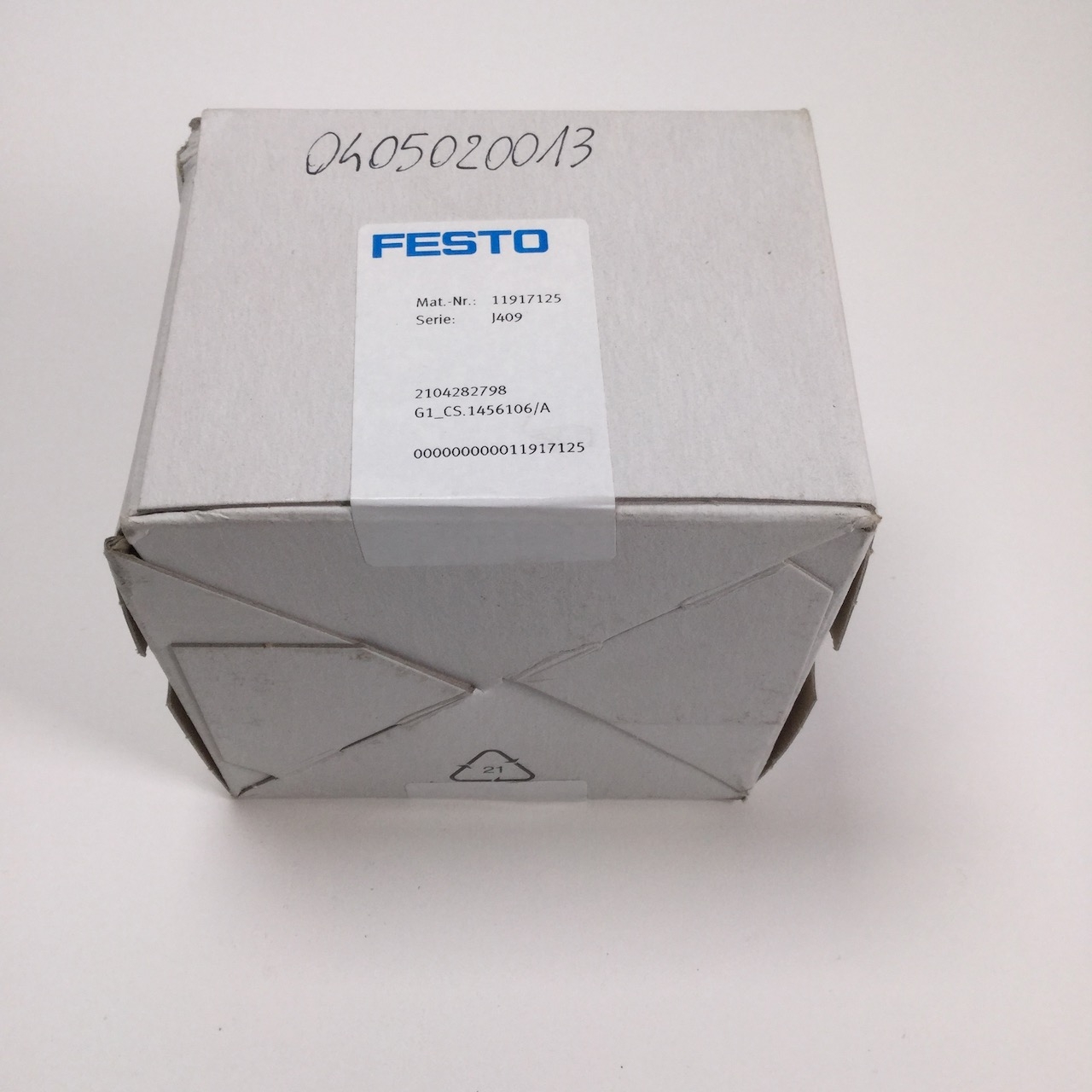Festo 11917125 G1_CS.1456106/A New NFP Sealed