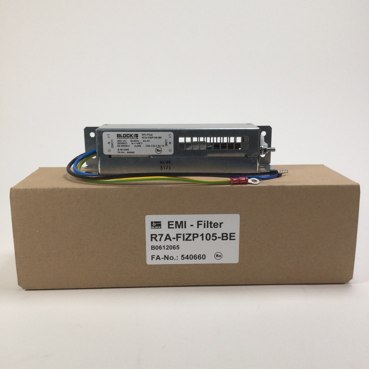 Block R7A-FIZP105-BE EMI-Filter 540660 New NFP