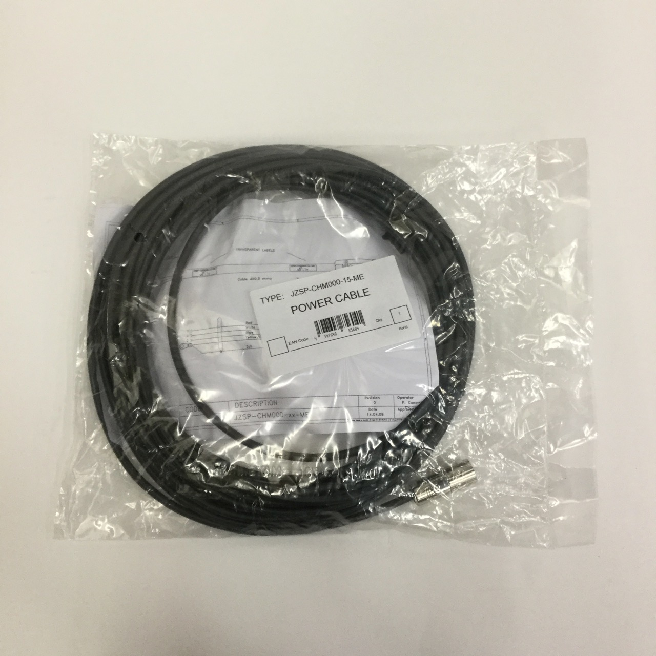 Omron JZSP-CHM000-15-ME Power Cable New NFP Sealed
