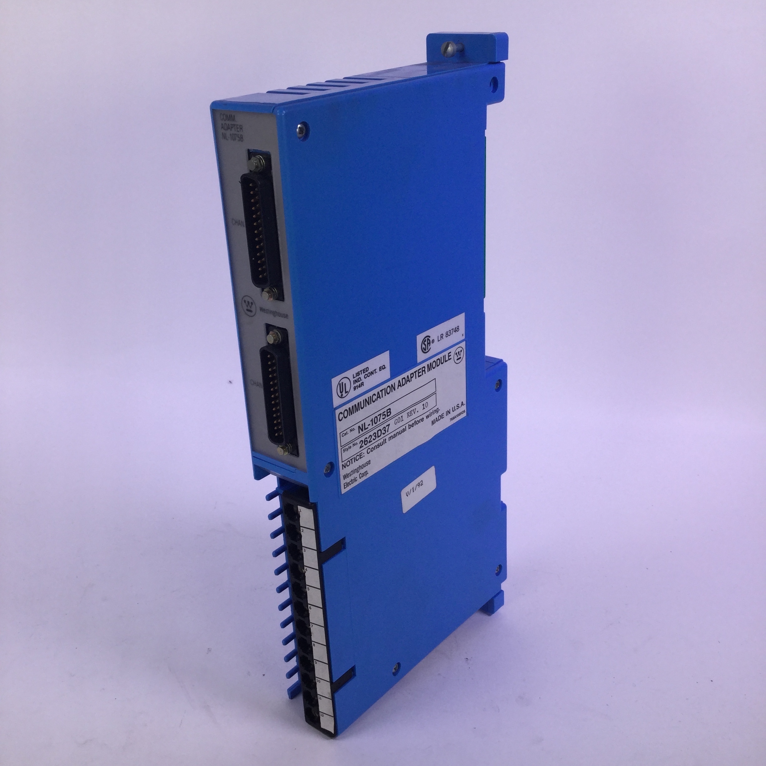 Westinghouse NL-1075B Communication adapter module UMP