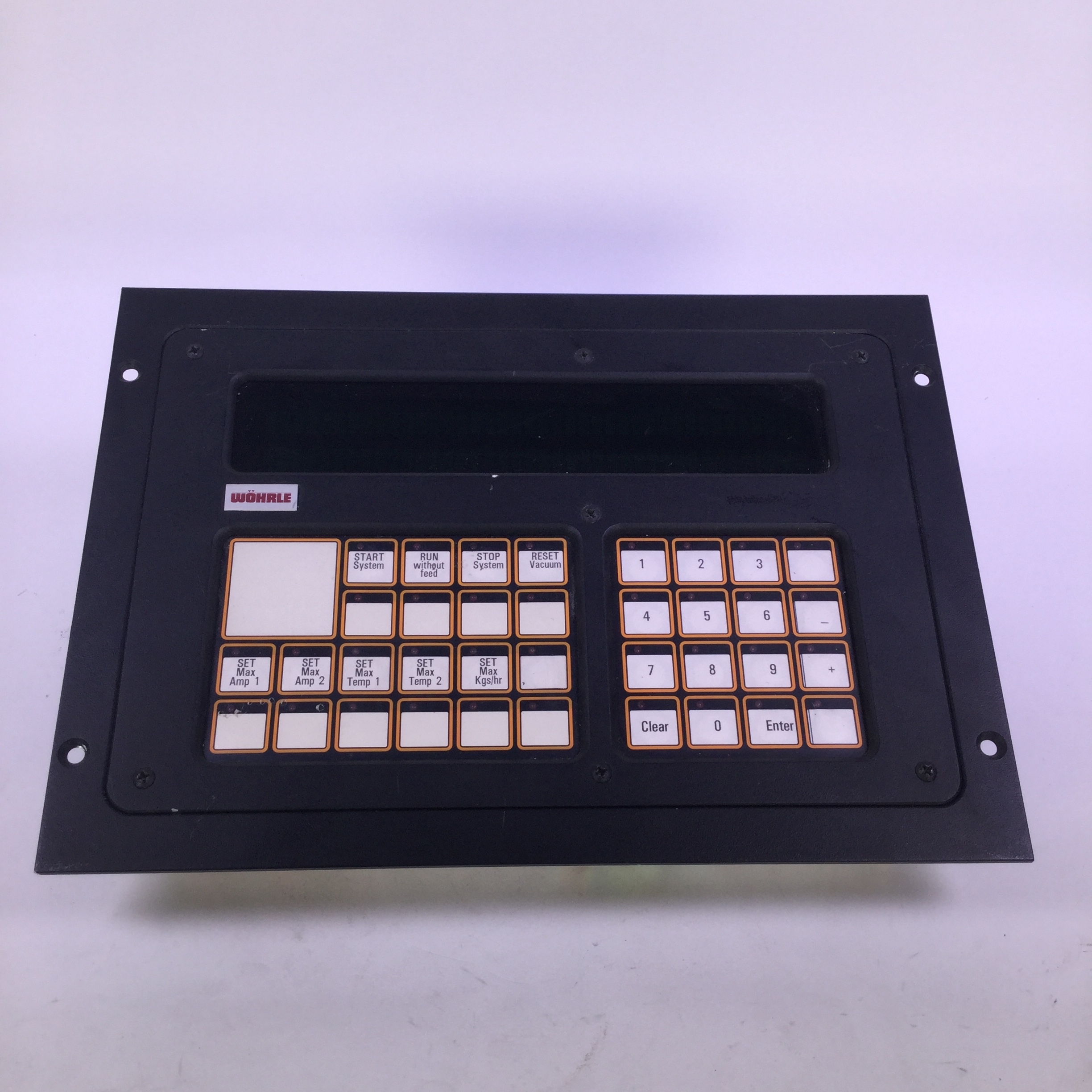 Wohrle BV3-440-06-0101 operator panel BETA 24 V/DC 1 A UMP