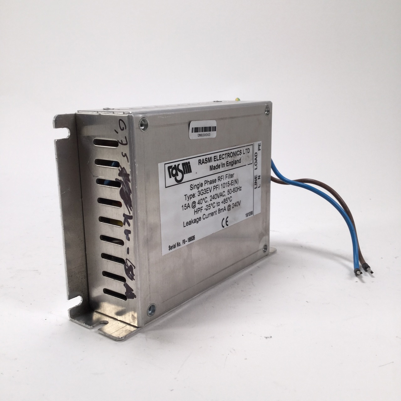 Rasmi 3G3EVPFI1015E(N) Single phase RFI filter Used UMP