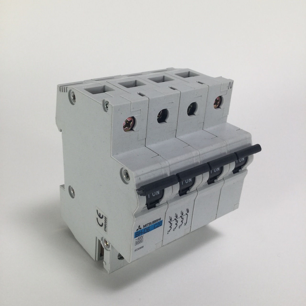 Mitsubishi BHD64P6KA20A No-Fuse Breaker Leistungsschalter New NFP (3pieces)