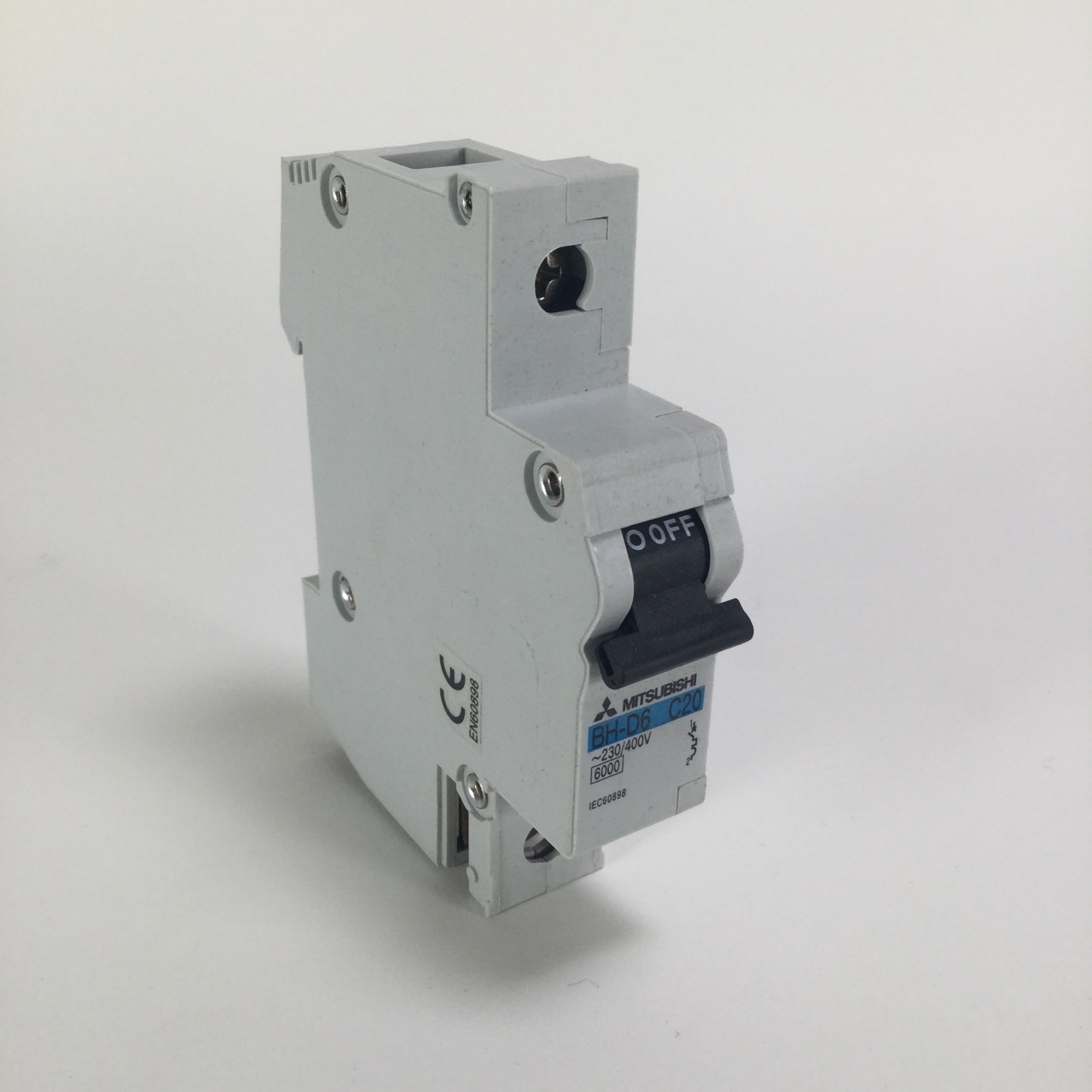 Mitsubishi BH-D6 1P 6kV 20A No-Fuse Breaker Leistungsschalter New NFP (12pieces)