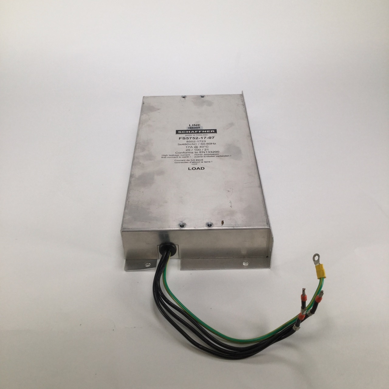 Schaffner FS5752-17-07 Netzfilter line filter 3x480Vac Used UMP