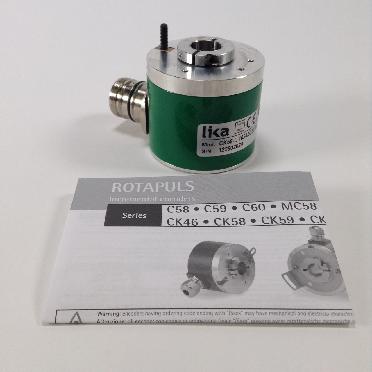 Lika CK58-L-1024ZCZ215R Absolute multi-turn encoder New NMP