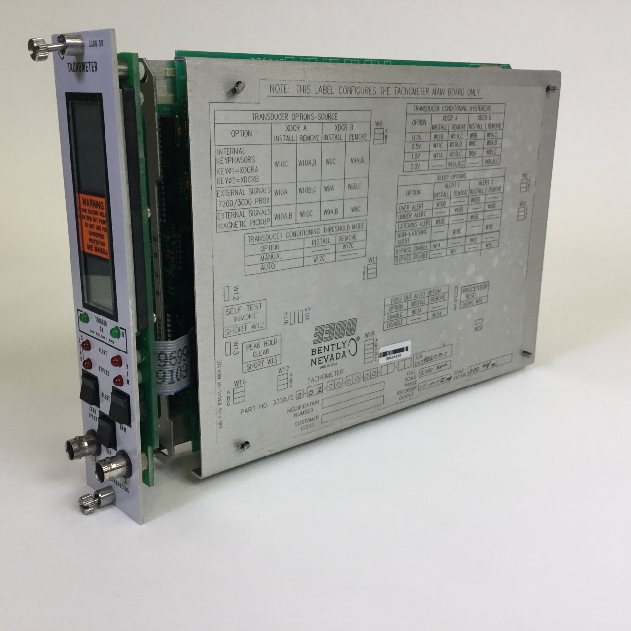 Bently Nevada 3300/5 -0-02-00-00-00 Tachometer Used UMP