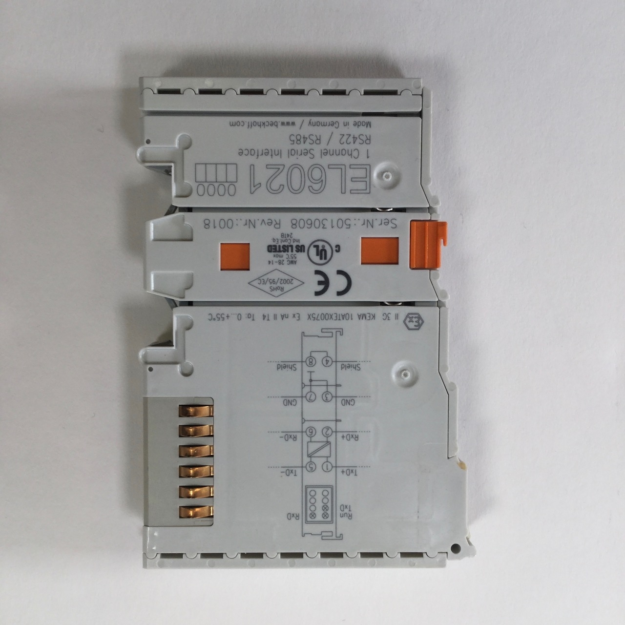 Module Terminal Beckhoff EL6021 - Neuf Sans Boîte - Automatisme Industriel