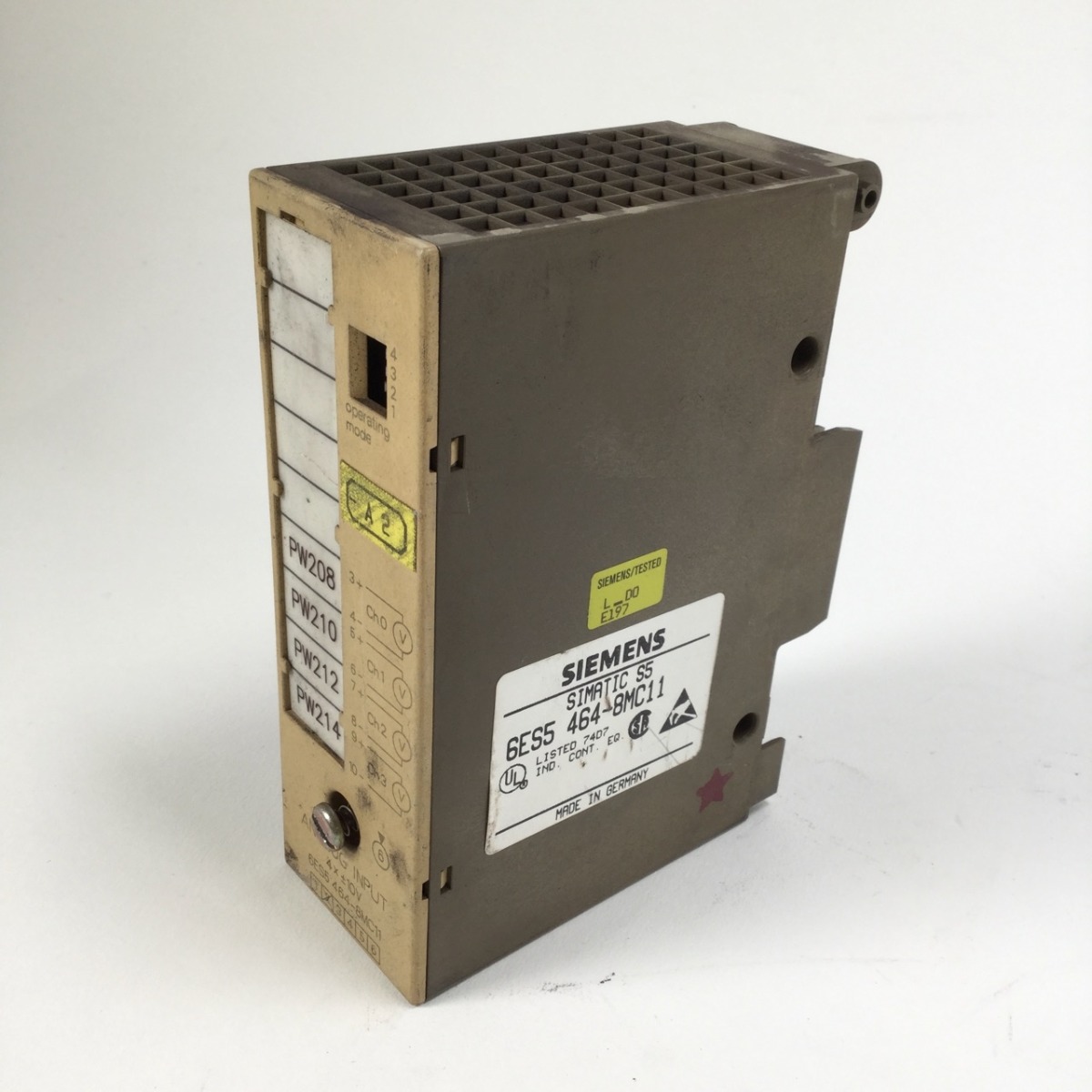 Siemens 6ES5464-8MC11 Simatic S5 Analog Input module Eingabe Used UMP