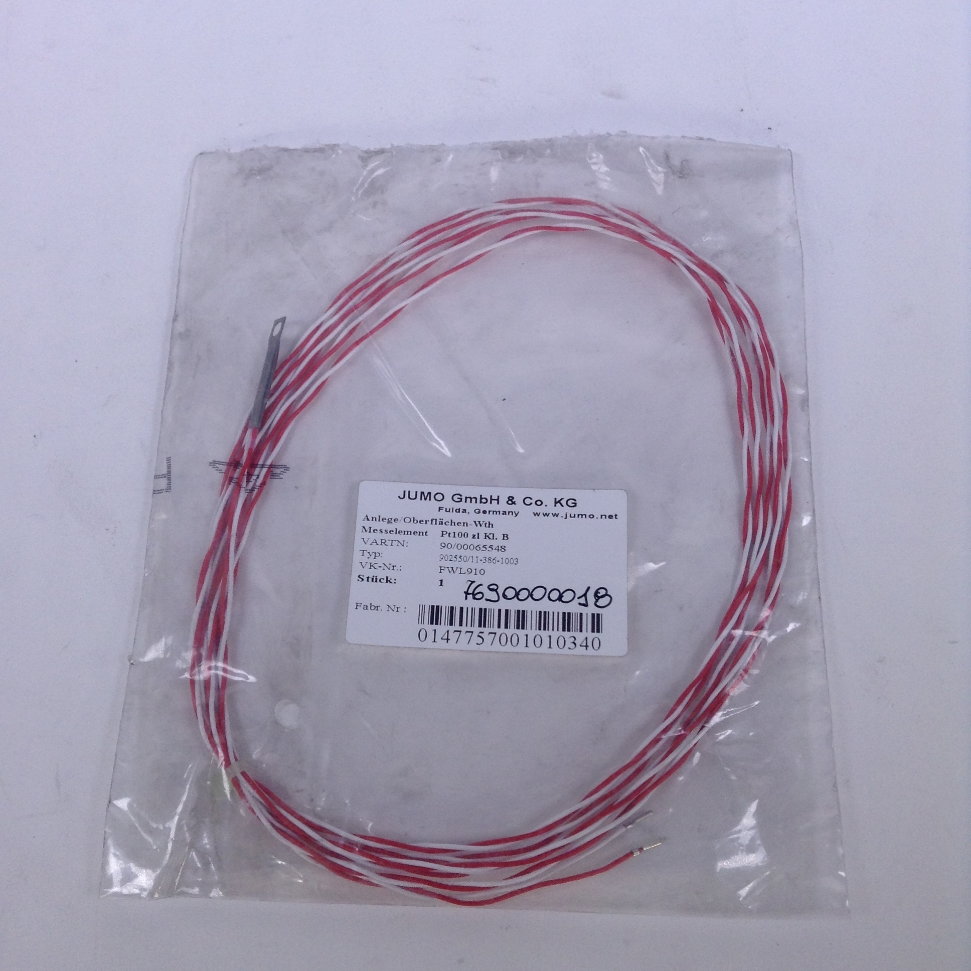 Jumo FWL910 plug-in thermocouple radio transmission UMP