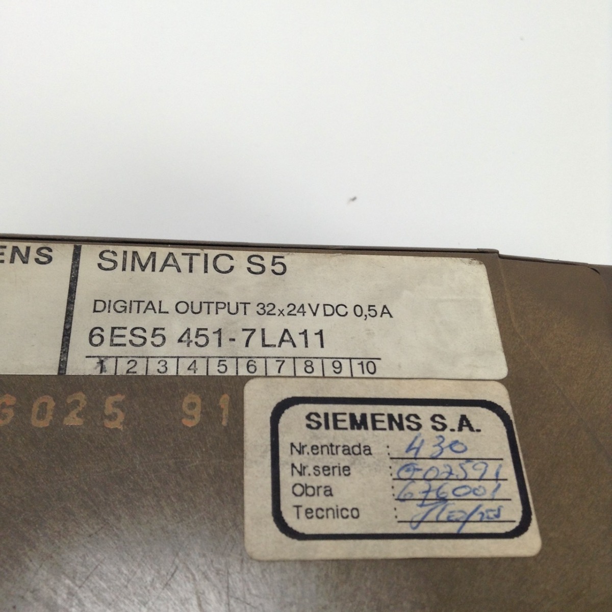 Siemens 6ES5451-7LA11 Digital Output Digitaler Ausgang Used UMP