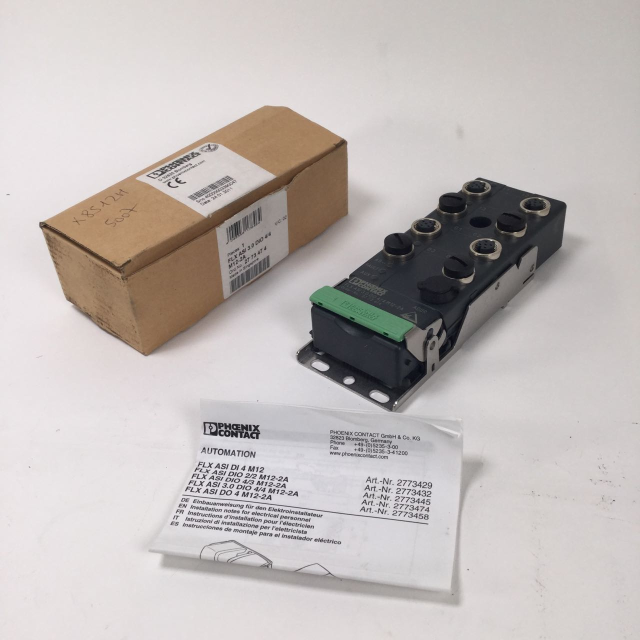 Phoenix Contact 2773474 I/O-module FLXASI3.0DIO4/4 New NFP