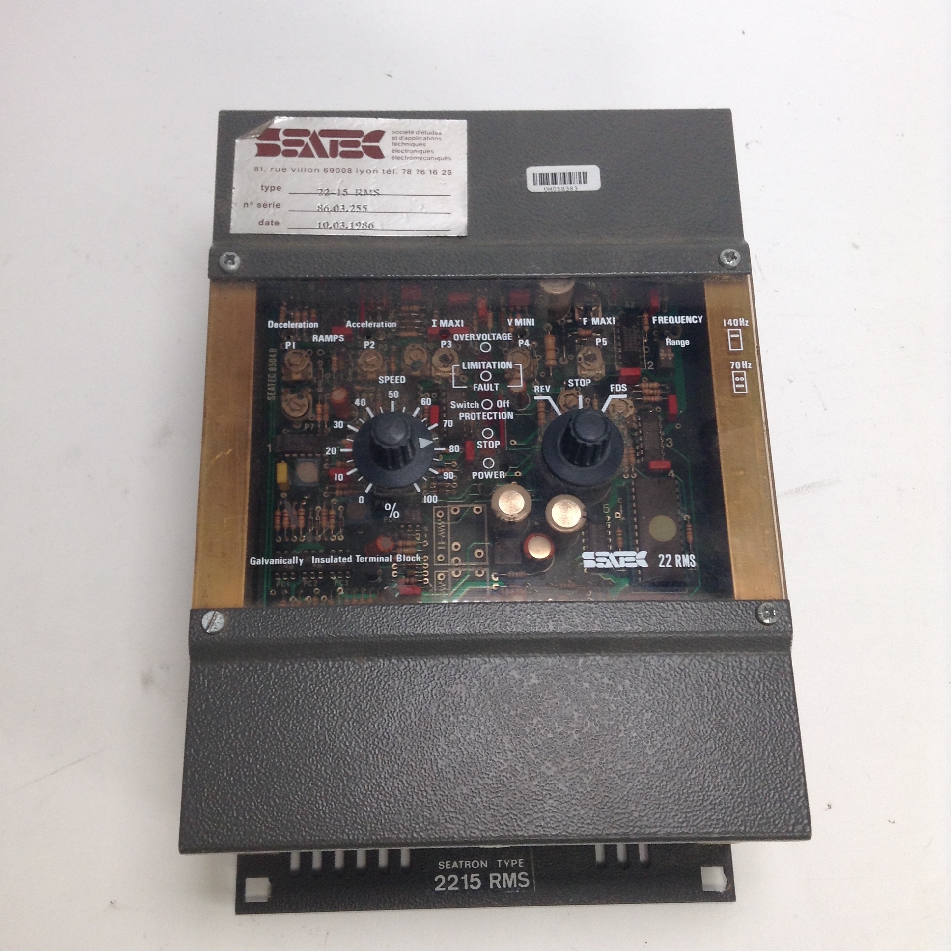 Seatec 22-15RMS Galvanically isulated terminal block 2215 RMS Used UMP