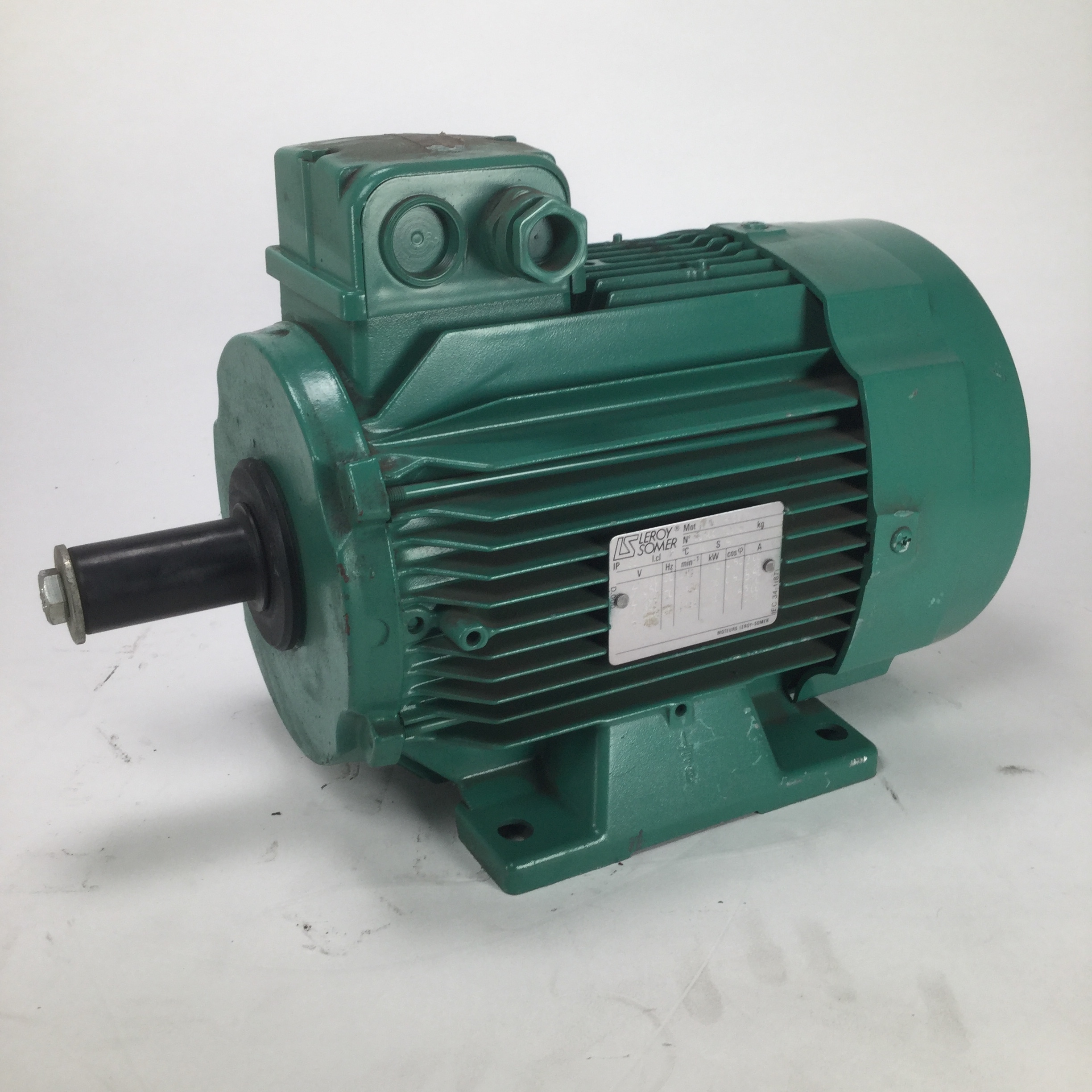 Leroy Somer LS100LT 3ph motor B3 50Hz 2.20kW IP55 Used UMP Leroy Somer LS100LT 3ph motor B3 50Hz 2.20kW IP55 Used UMP