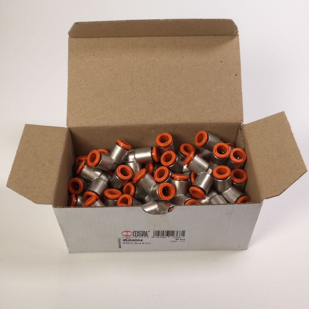 Metal Work 2L04004 Push in Equal Elbow Kurve Zwischenstueck New NFP (50pieces)