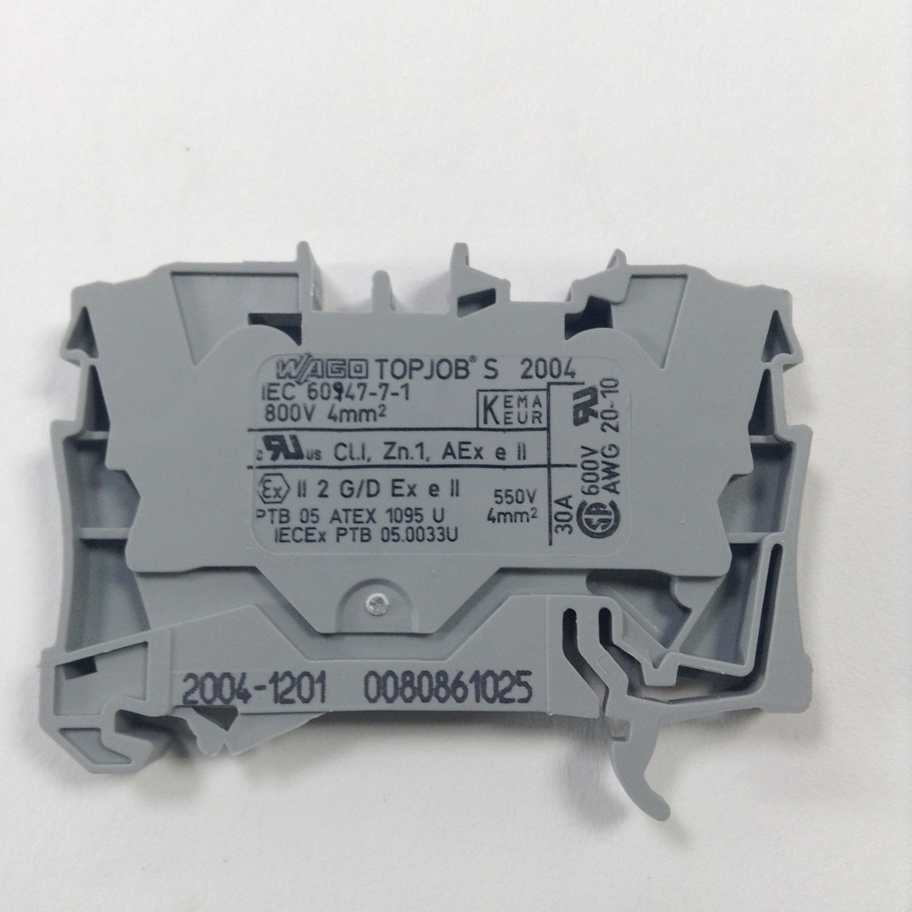 Wago 20041201 through terminal block Durchgangsklemme New NFP (50pieces)