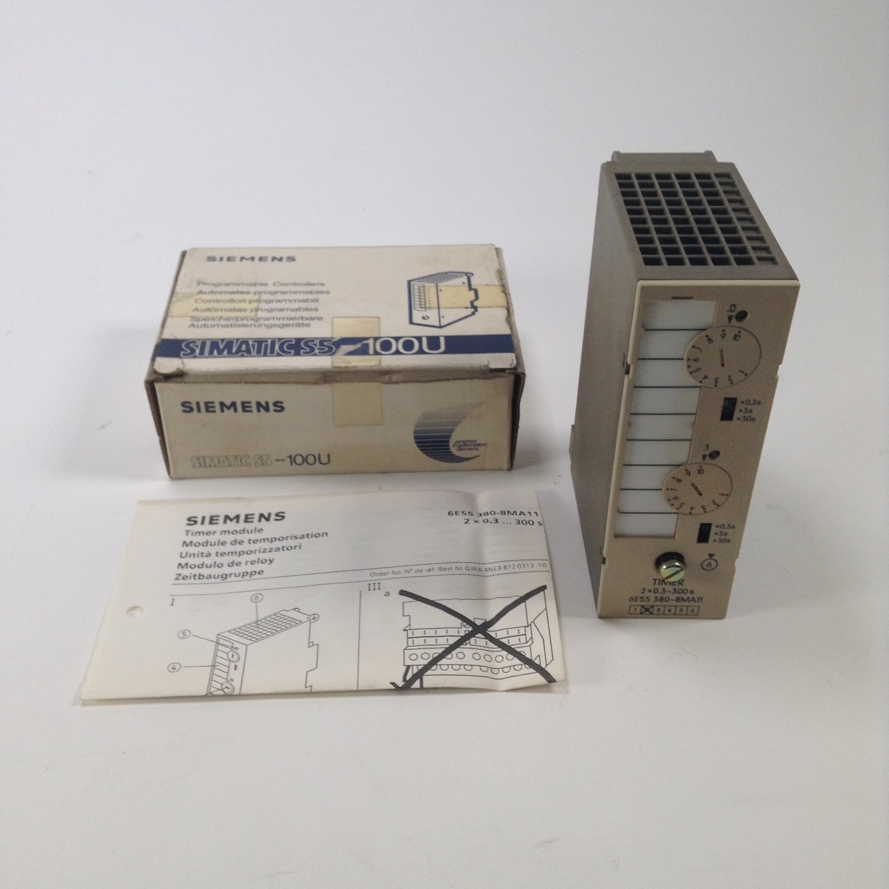Siemens 6ES5 380-8MA11 Timer module zeitbaugruppe New NFP