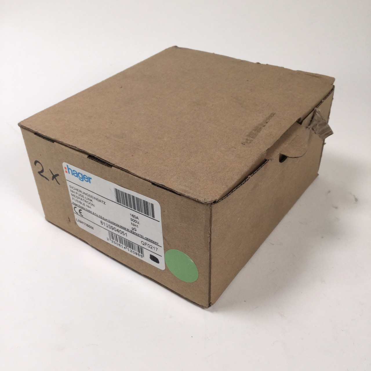 Hager LNH1160M sicherungseinsatz fuse link New NFP (2pieces)