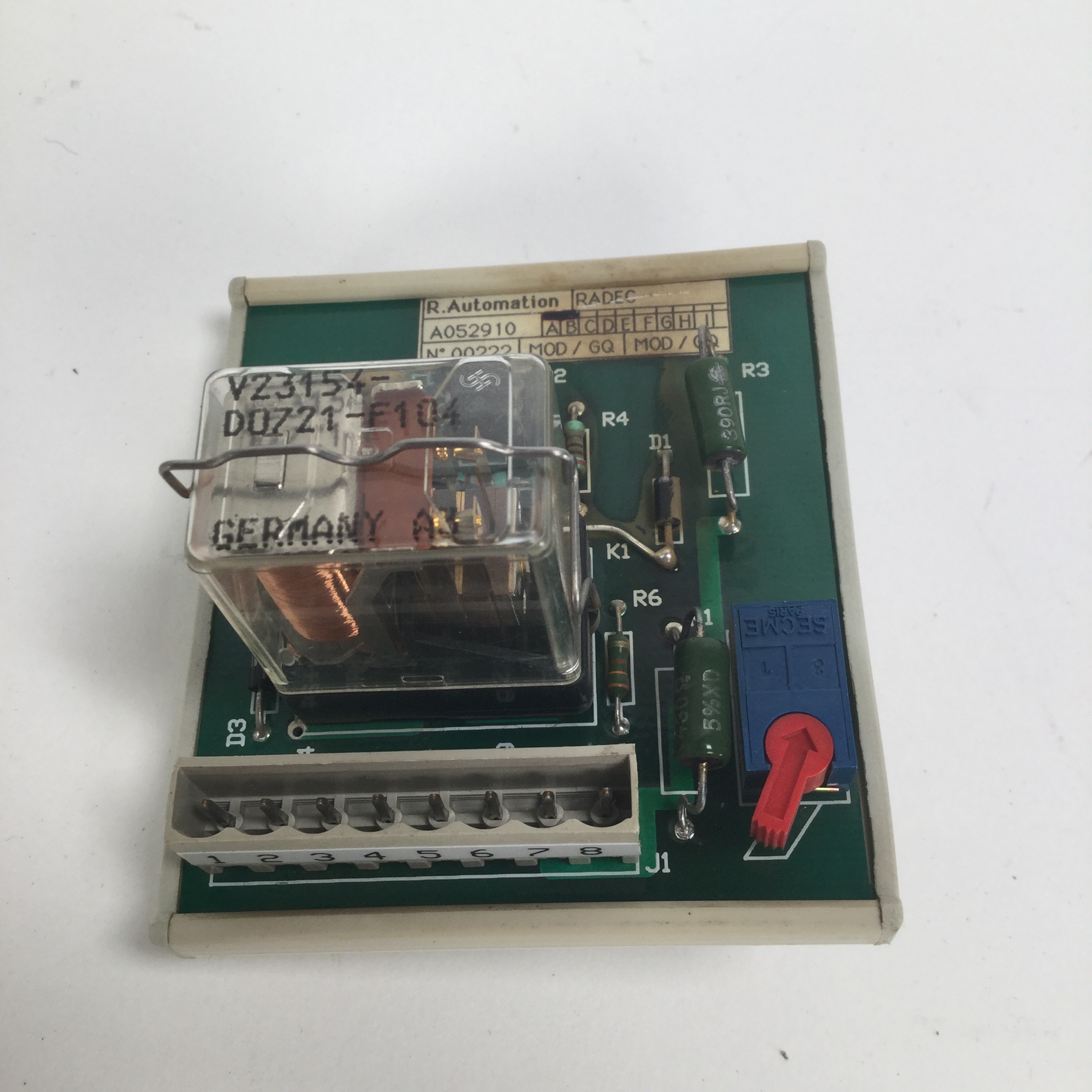 Renault Automation A052910 RADEC PLC unit board card Used UMP