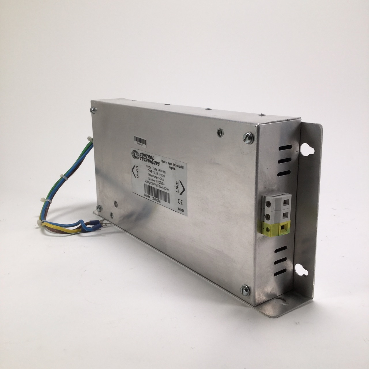 Control Techniques SERFI1026 Single phase RFI filter Used UMP