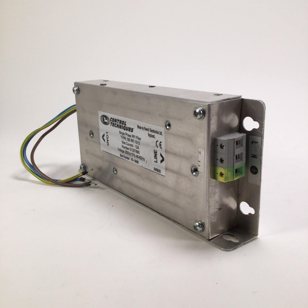 Control Techniques SERFI1012 Single phase RFI filter Used UMP