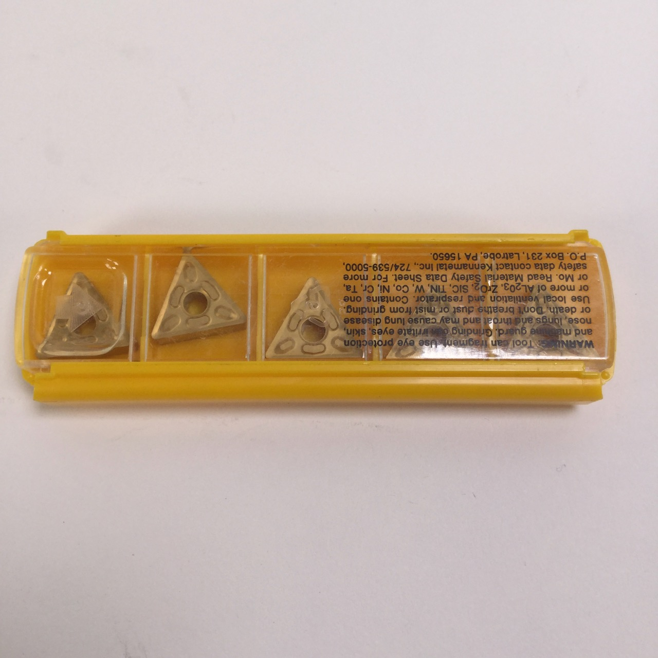 Kennametal TNMG160408P Kenloc Chip Control Inserts New NFP Sealed (5 pieces)