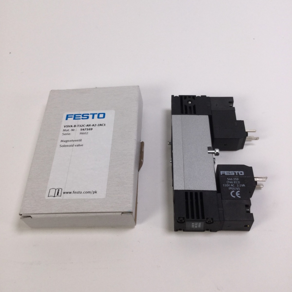 Festo VSVABT32CAHA22AC1 Solenoid Valve Magnetventil 547169 New NFP