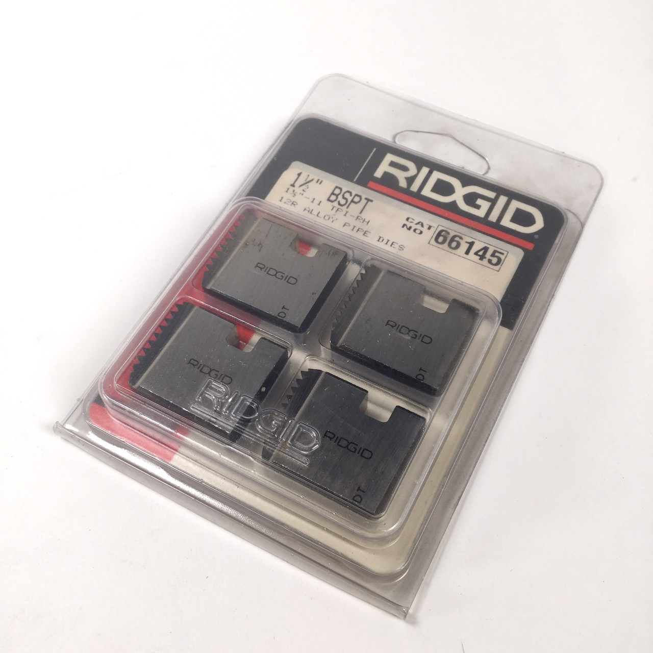 Ridgid 66145 aloy Pipe dies 1 1/2" BSPT New NFP Sealed