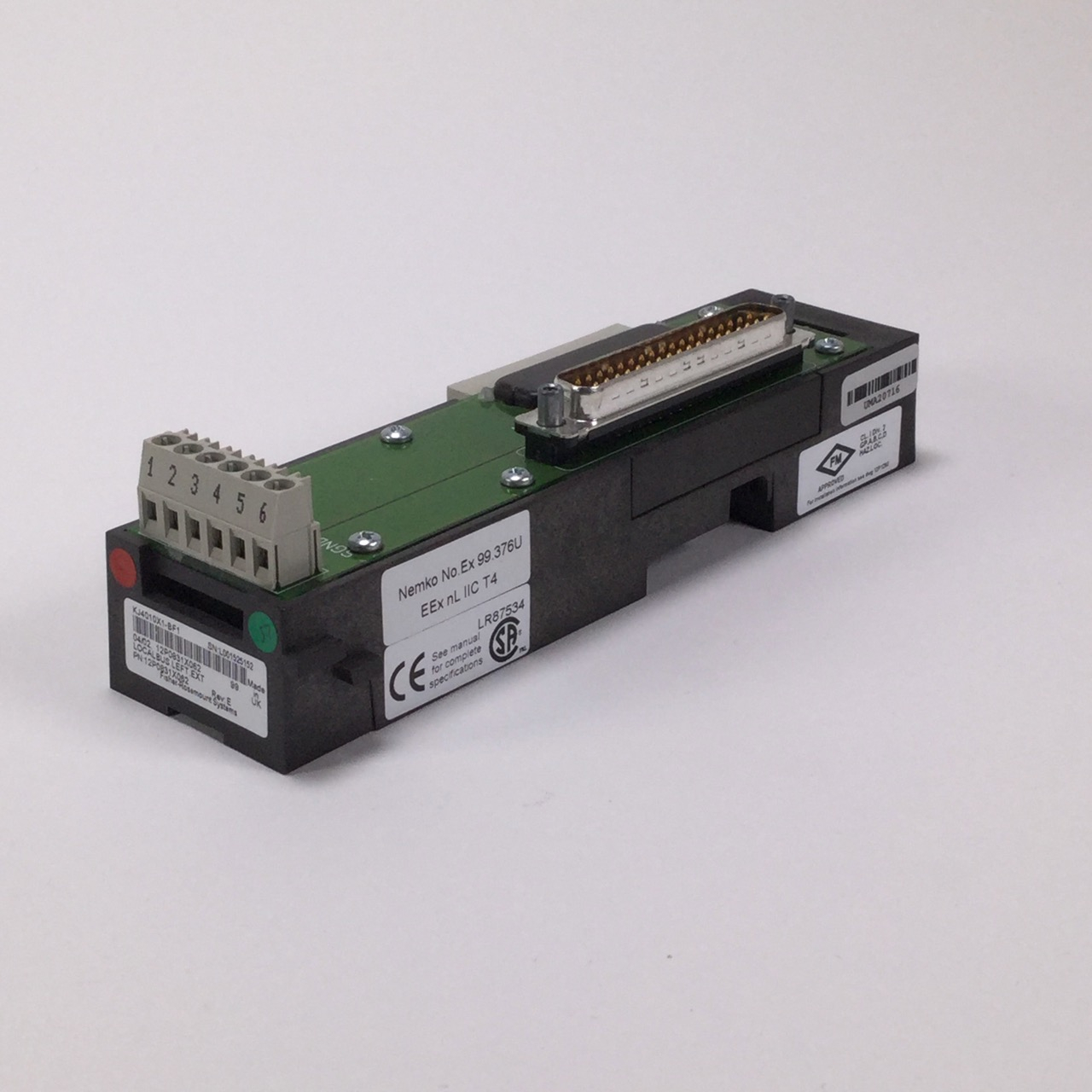 Fisher-Rosemount Systems 12P0831X062 Localbus left extension KJ4010X1 Used UMP