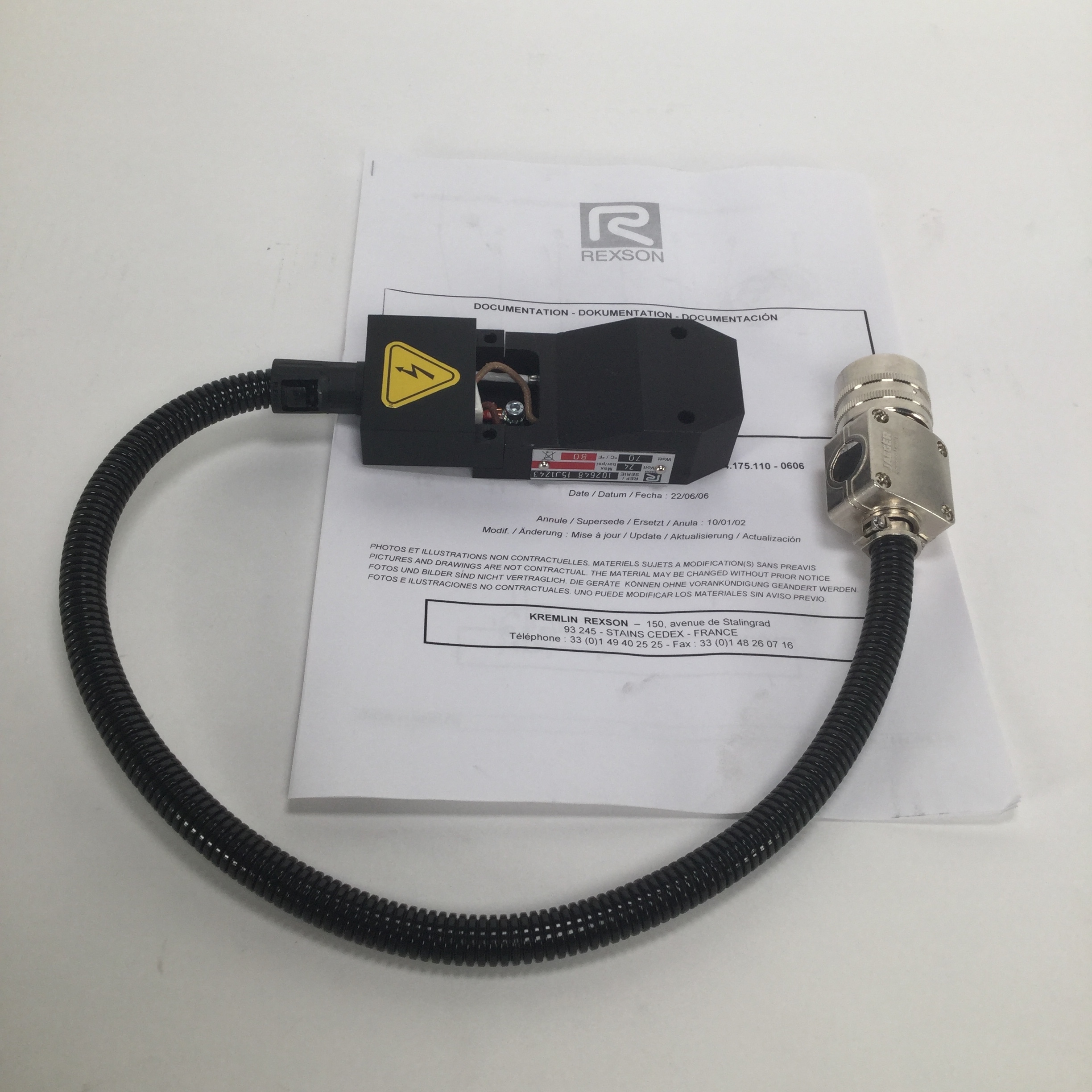 Kremlin Rexson 102648 15J1243 Heating block 70W 24V Bloc Chauffant NEW NFP