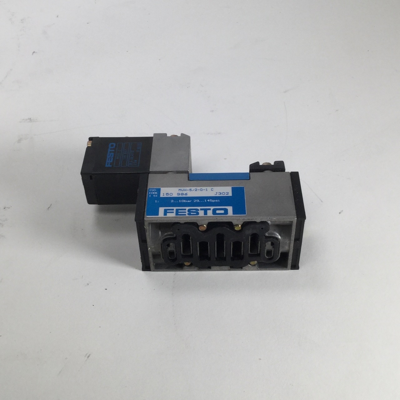 Festo MVH-5/2-1C Valve Ventil 2-10Bar 29-145Psi MVH 5/2 1C Used UFP