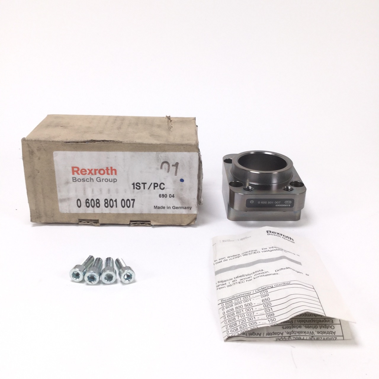 Rexroth 0608801007 Adapter 4AVR HUB0 New NFP
