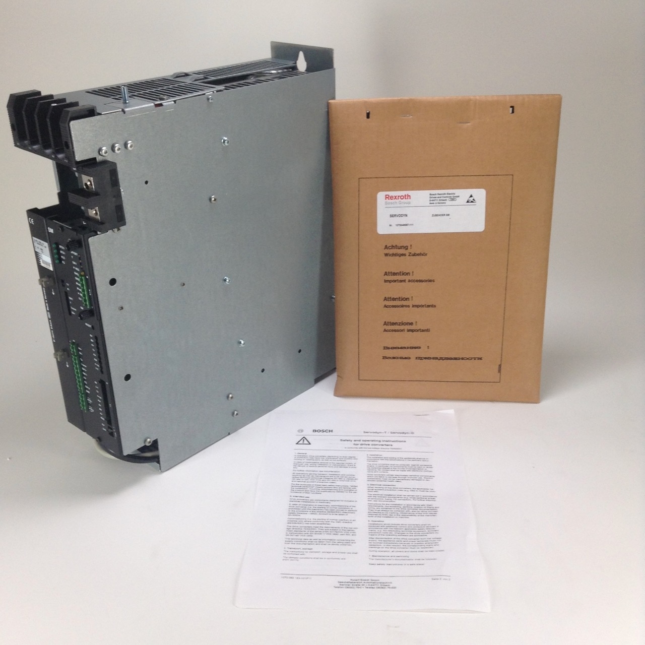 Rexroth 1070077375-109 ServoModule Servodrive SM 17/35-TA + 1070048857 New NMP